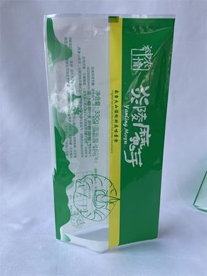 Back Seal Mylar Packaging Bag Trasparente Stand Up Food Buste