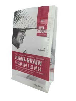 Colori CMYK Kraft Stand Up Pair Packaging Bags con finestra e cerniera