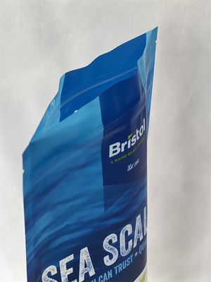 16oz Stand Up Pouch Borse personalizzate opache con chiusura lampo richiudibile
