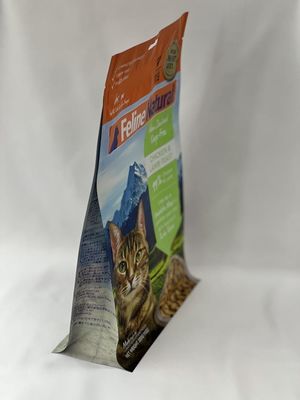 Buste per imballaggio per alimenti per animali domestici con stampa personalizzata Borsa a fondo piatto opaco