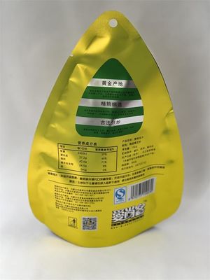 Mylar metallizzato Stand Up Bags Stampa personalizzata a forma libera per snack secchi