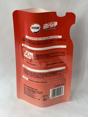 Sacchetto per detersivo liquido da 500 g a forma libera per la cura della persona