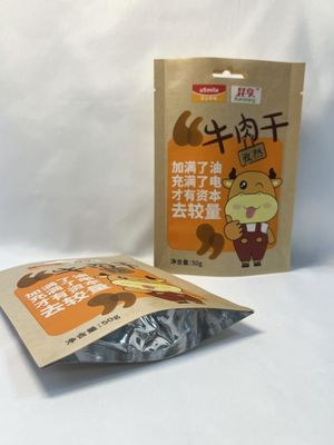 Buste per imballaggio in carta marrone Sacchetto di plastica in carta kraft personalizzato