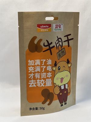 Buste per imballaggio in carta marrone Sacchetto di plastica in carta kraft personalizzato