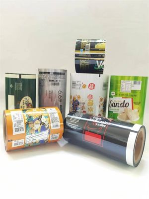 Imballaggio per alimenti in pellicola laminata stampata in lamina di plastica per snack
