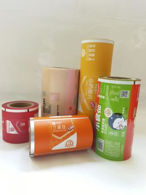Imballaggio per alimenti in pellicola laminata stampata in lamina di plastica per snack