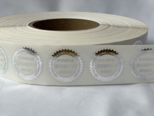 Etichette adesive per imballaggio con timbro a caldo Rotolo adesivo Etichette adesive personalizzate Impermeabile