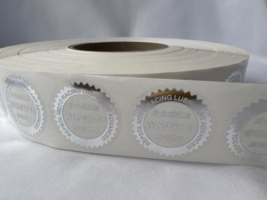 Etichette adesive per imballaggio con timbro a caldo Rotolo adesivo Etichette adesive personalizzate Impermeabile