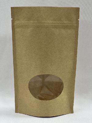 Brown Kraft Coffee Pouch Stand Up Stampa offset Borsa da caffè da 250 g
