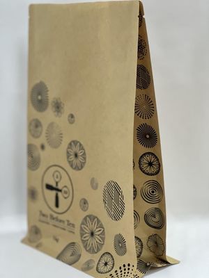 BRC riciclabile con fondo piatto Stand Up Pouch stampato per uso alimentare vuoto