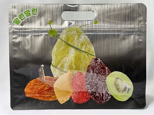 Capacità su misura dell'OEM della chiusura lampo dello spuntino del sacchetto d'imballaggio stampato metallizzato