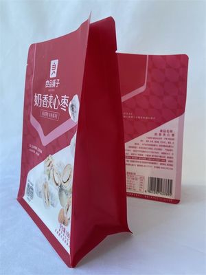 Buste a fondo piatto da 120 micron 100 g Mylar Stand Up Buste per alimenti secchi