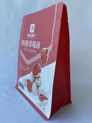 Matt Varnish Custom Stand Up Pouches 100 micron impermeabili per snack