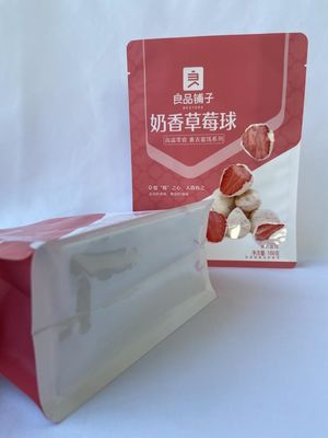 Matt Varnish Custom Stand Up Pouches 100 micron impermeabili per snack