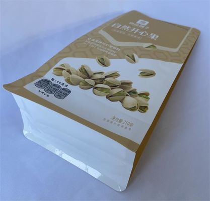 Buste a fondo piatto stampate personalizzate Carta Mylar Stand Up For Nuts