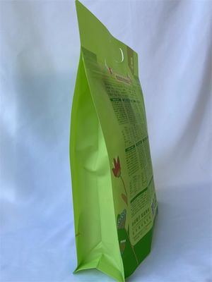 BRC Box Bottom Pouch Borsa da imballaggio a fondo piatto con finestra trasparente