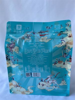Sacchetti risigillabili a fondo piatto Sigillatura termica personalizzata in Mylar con cerniera