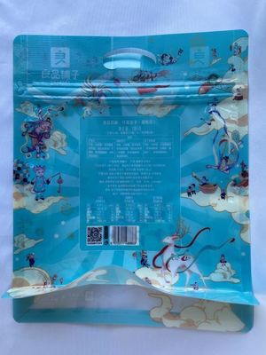 Sacchetti risigillabili a fondo piatto Sigillatura termica personalizzata in Mylar con cerniera