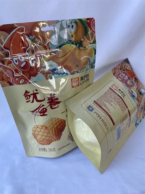 Sacchetti richiudibili Kraft da 100 g in plastica per uso alimentare