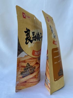 Sacchetti per imballaggio stand up OEM Sacchetti richiudibili in plastica Kraft