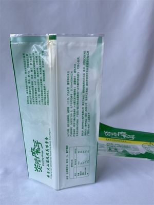 Back Seal Mylar Packaging Bag Trasparente Stand Up Food Buste