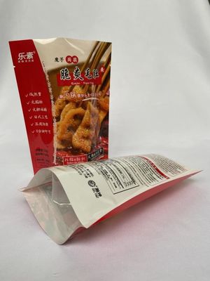 Stampa gratuita Stand Up Buste per imballaggio BPA personalizzato per frutti di mare 180 g