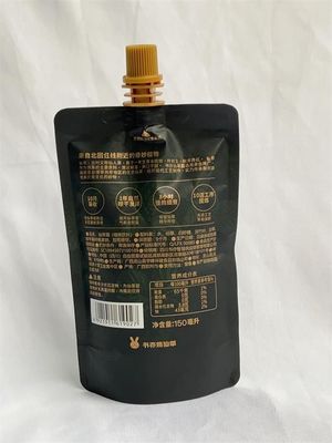 Sterilizzazione Buste con beccuccio riciclabile Nero Alta barriera 125C 135C
