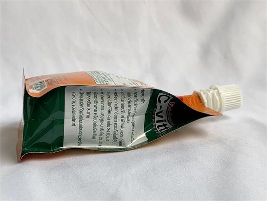 Alta barriera d'imballaggio del sacchetto d'imballaggio del beccuccio del fondo piatto per le bevande di frutta 150ml