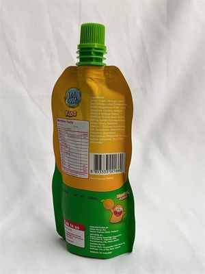 Sacchetti beccuccio per liquidi senza umidità stampati personalizzati da 100 ml