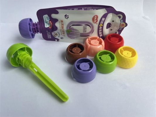 Custodia con beccuccio stand up con superficie opaca personalizzata per gelato Jerry