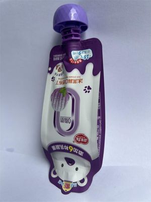 Custodia con beccuccio stand up con superficie opaca personalizzata per gelato Jerry