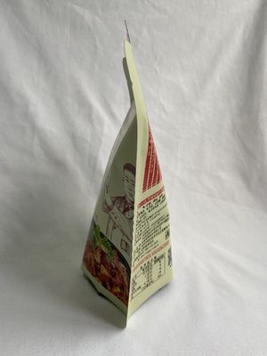 Sacchetti stand up sagomati personalizzati Logo ricamato Colore spot Forma libera