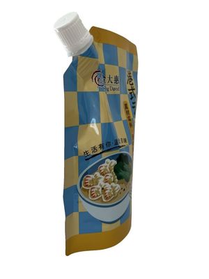 CMYK Spout Packaging Bag per le applicazioni di snack 100C-121C-135C