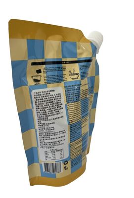 CMYK Spout Packaging Bag per le applicazioni di snack 100C-121C-135C