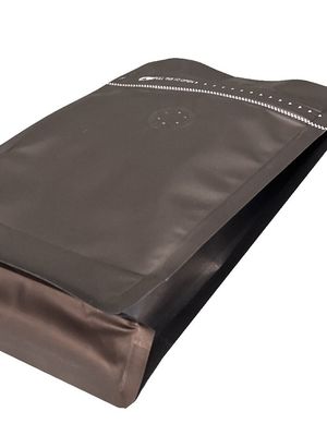 5-10 Giorni Tempo di consegna Matt Flat Bottom Bag Con Ziplock Per Imballaggio Caffè