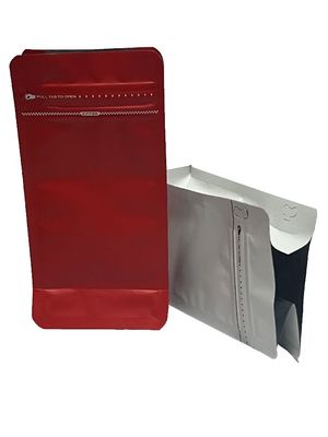 100-1kg Capacità Sigillo termico Sacchetto da caffè a fondo piatto con sacchetto matto completo