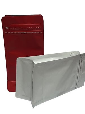 100-1kg Capacità Sigillo termico Sacchetto da caffè a fondo piatto con sacchetto matto completo