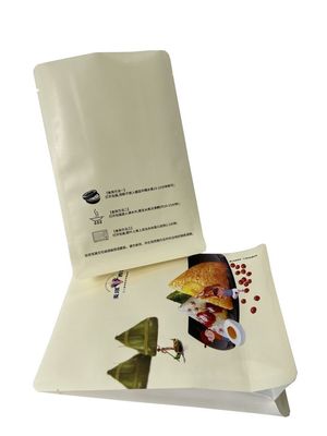 Matt Vernice Flat Bottom Sacchetti laterali Gusset Proof di umidità per alimenti di riso