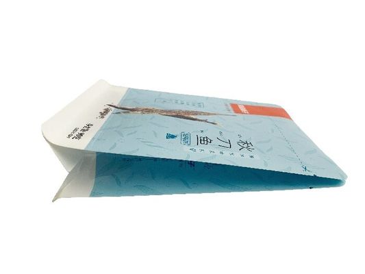 Sacchetti di carta a fondo piatto in plastica Borsa laminazione a secco da 90 g per pesce essiccato