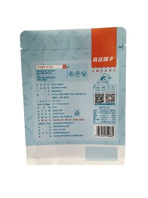 Sacchetti di carta a fondo piatto in plastica Borsa laminazione a secco da 90 g per pesce essiccato