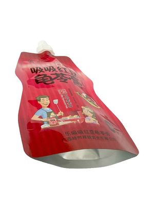 Libera forma Retort Spout Bag Barriera di imballaggio liquido personalizzato