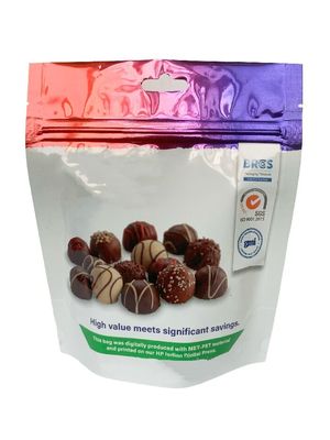 Barriera Mylar Stand Up Zipper bag Custom Printed Food stampa digitale