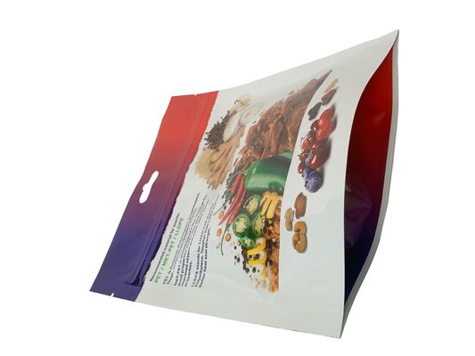 Barriera Mylar Stand Up Zipper bag Custom Printed Food stampa digitale