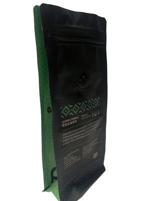 Borsa da caffè laminata in foglio metallizzato con capacità da 100 g a 1 kg