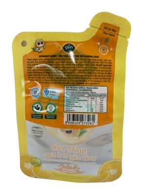 Noccioline Busta per snack Bottom piatto Forma di stampa CMYK