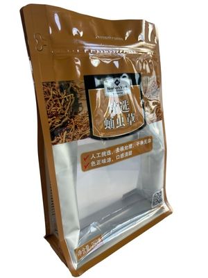 Stampa a gravura personalizzata con sacchetti a fondo piatto PET / VMPET / PE