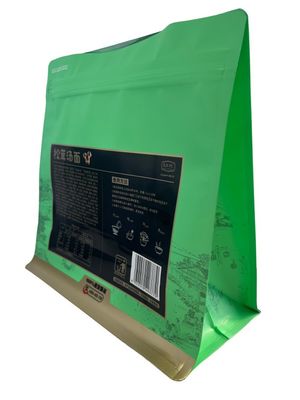 Matt Superficie Flat Bottom Bags con materiale di foglio per imballaggi alimentari secchi
