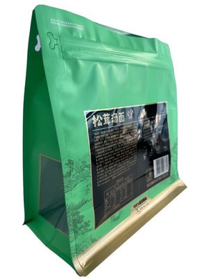 Matt Superficie Flat Bottom Bags con materiale di foglio per imballaggi alimentari secchi